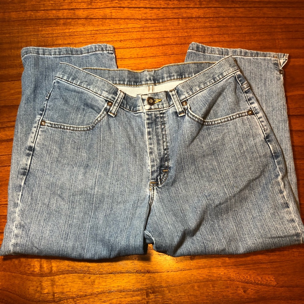 Riders by Lee cropped jeans with split hem